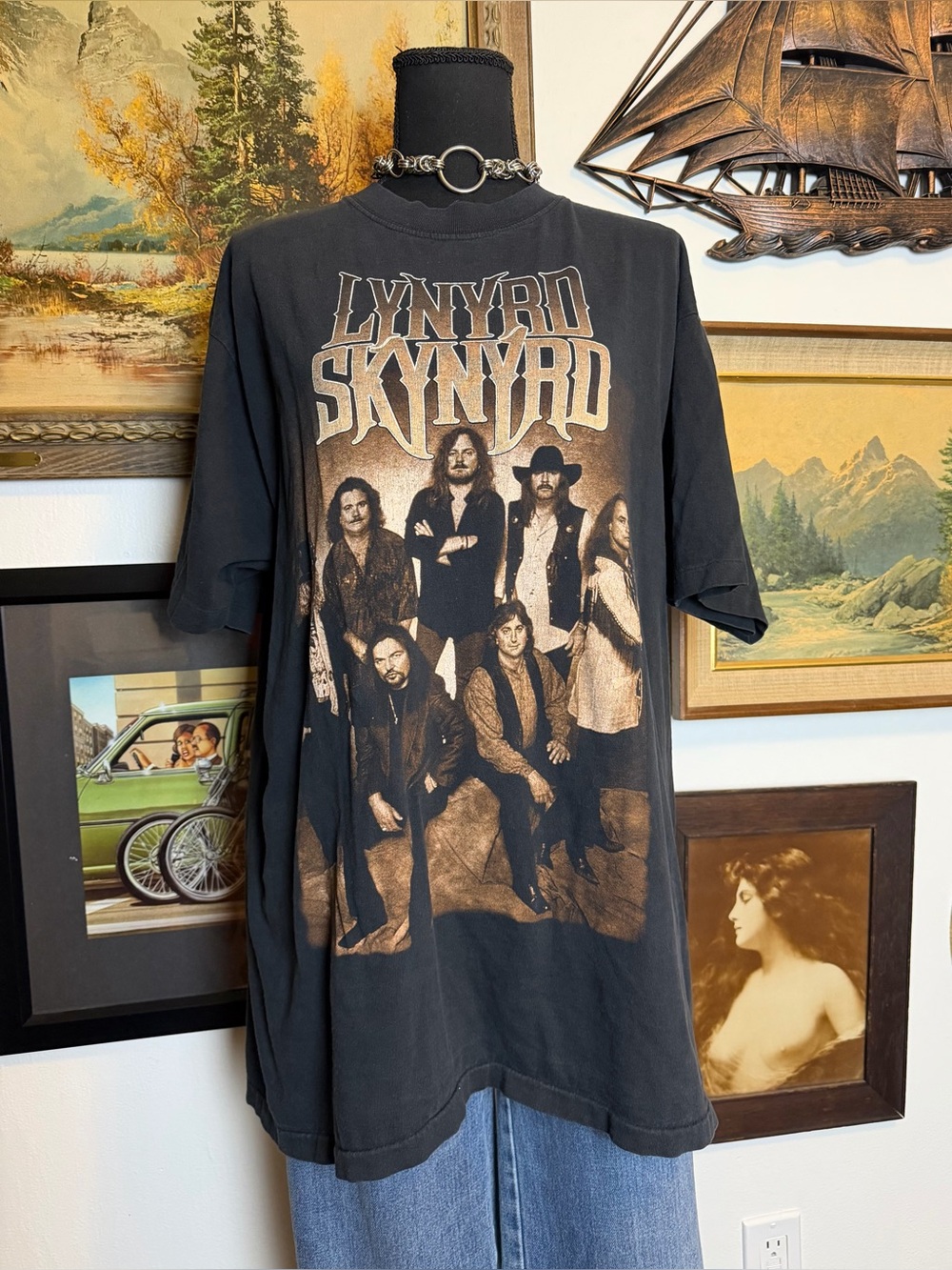 Original 1997 Lynyrd Skynyrd 20-Year Tour Tshirt Adult XL